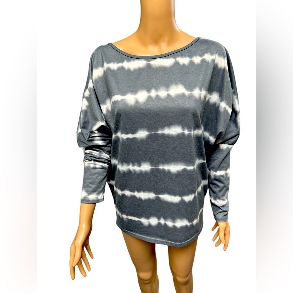 Shein - EC - Tie Dye Asymmetrical Top